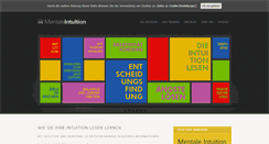 Desktop Screenshot of mentale-intuition.de